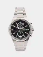Серебряный часы наручные Casio Edifice EFV-640, с хронографом