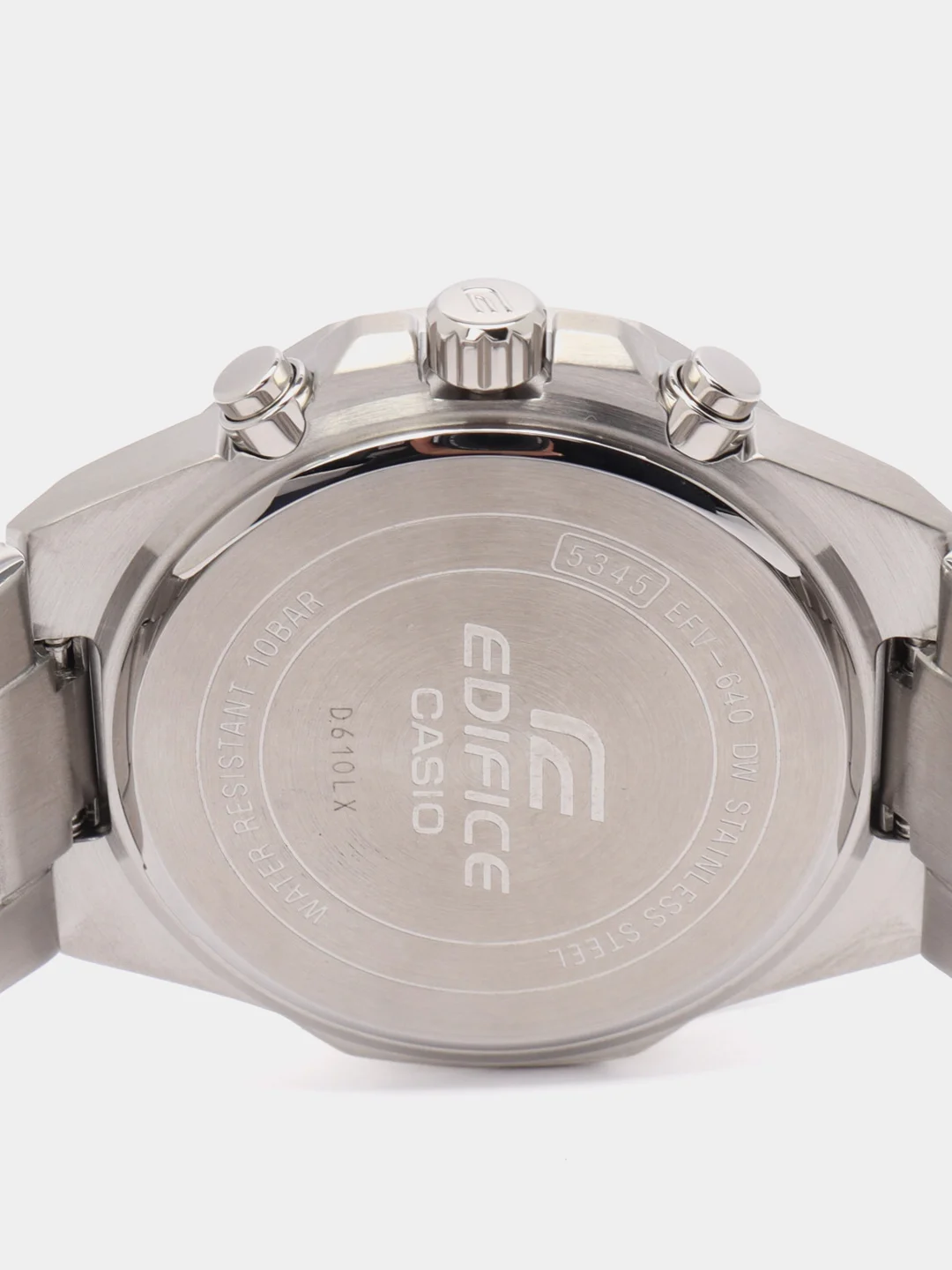 Бежевый меланж часы наручные Casio Edifice EFV-640, с хронографом