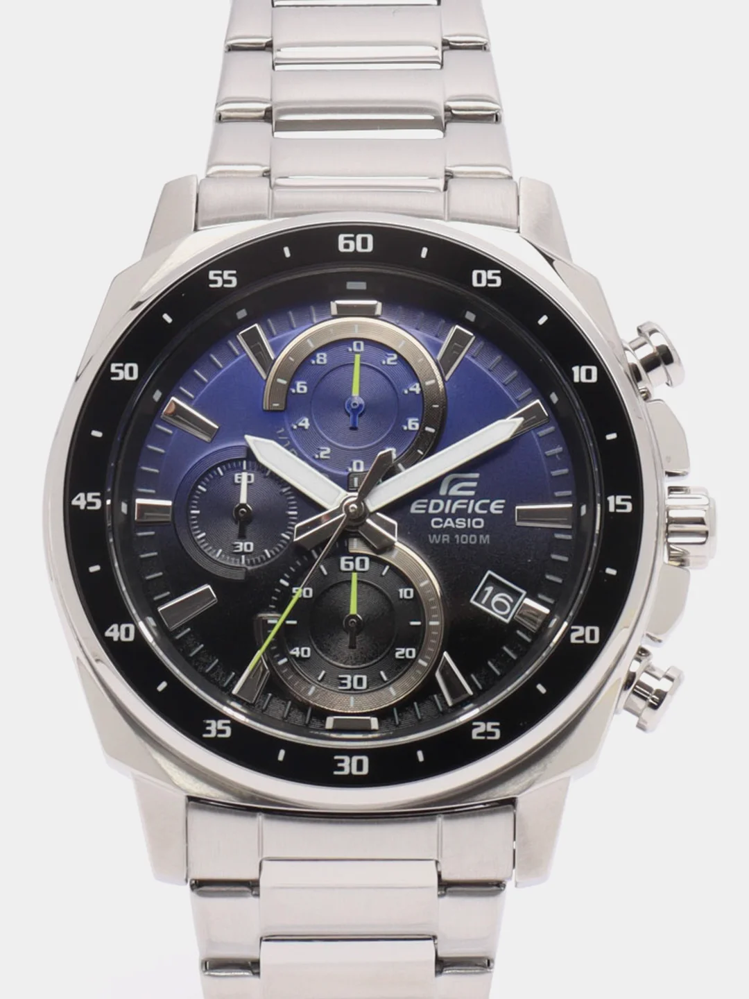 Синий часы наручные Casio Edifice EFV-600 с хронографом