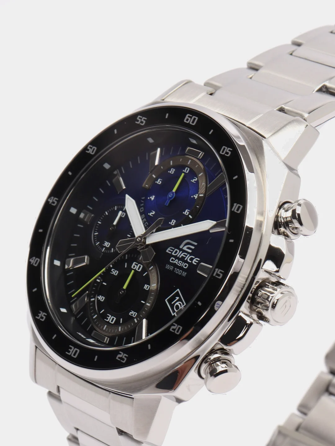 Синий часы наручные Casio Edifice EFV-600 с хронографом