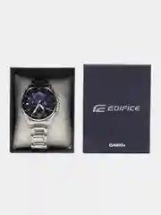 Синий часы наручные Casio Edifice EFV-600 с хронографом
