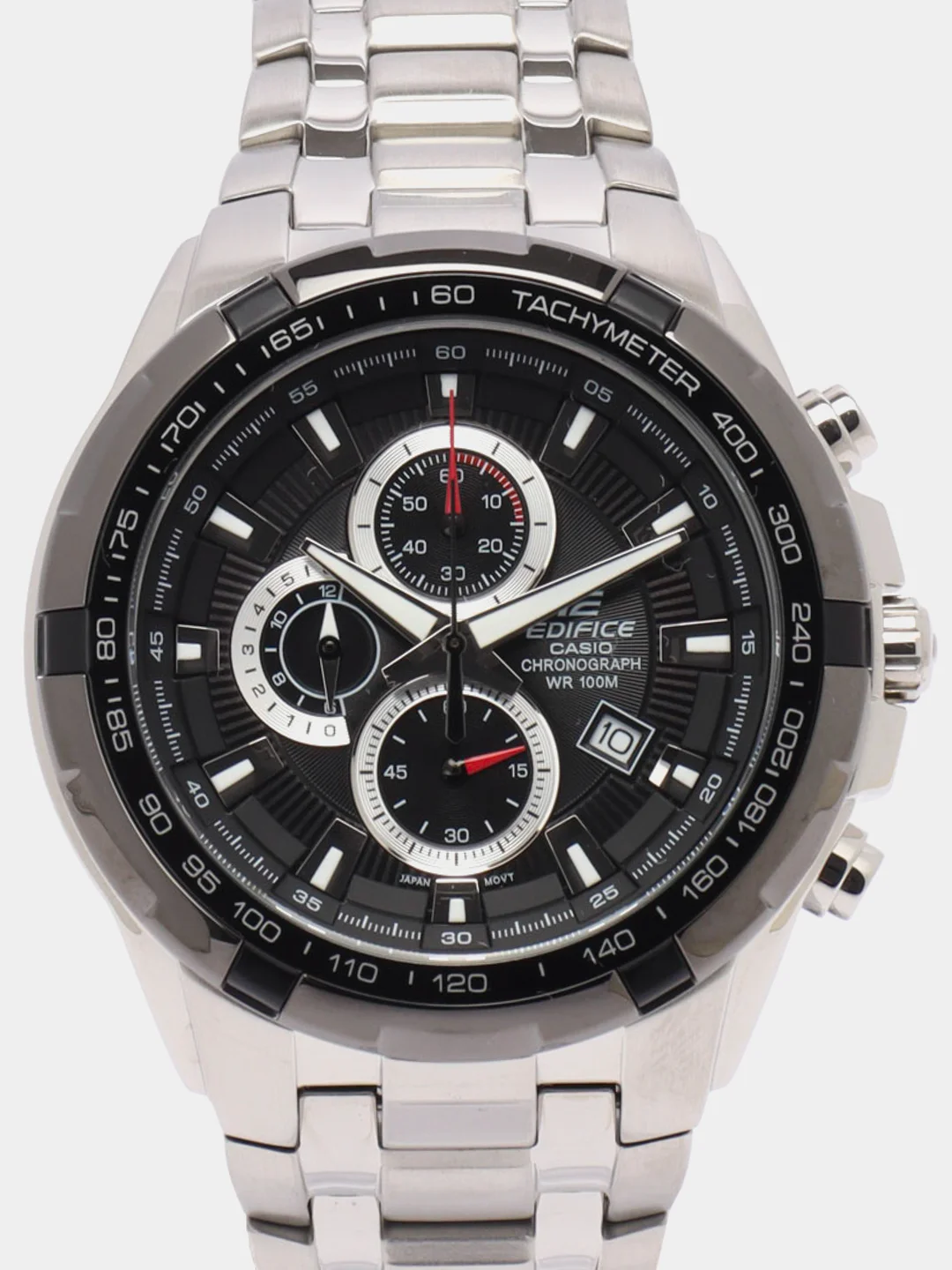 Серебряный часы наручные Casio Edifice EF-539