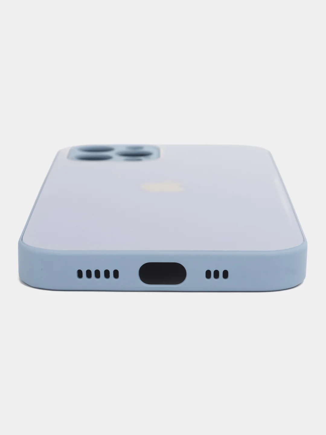 Небесно-голубой чехлы цветные на iPhone 12 Pro/12 Pro Max/13 Pro/13 Pro Max