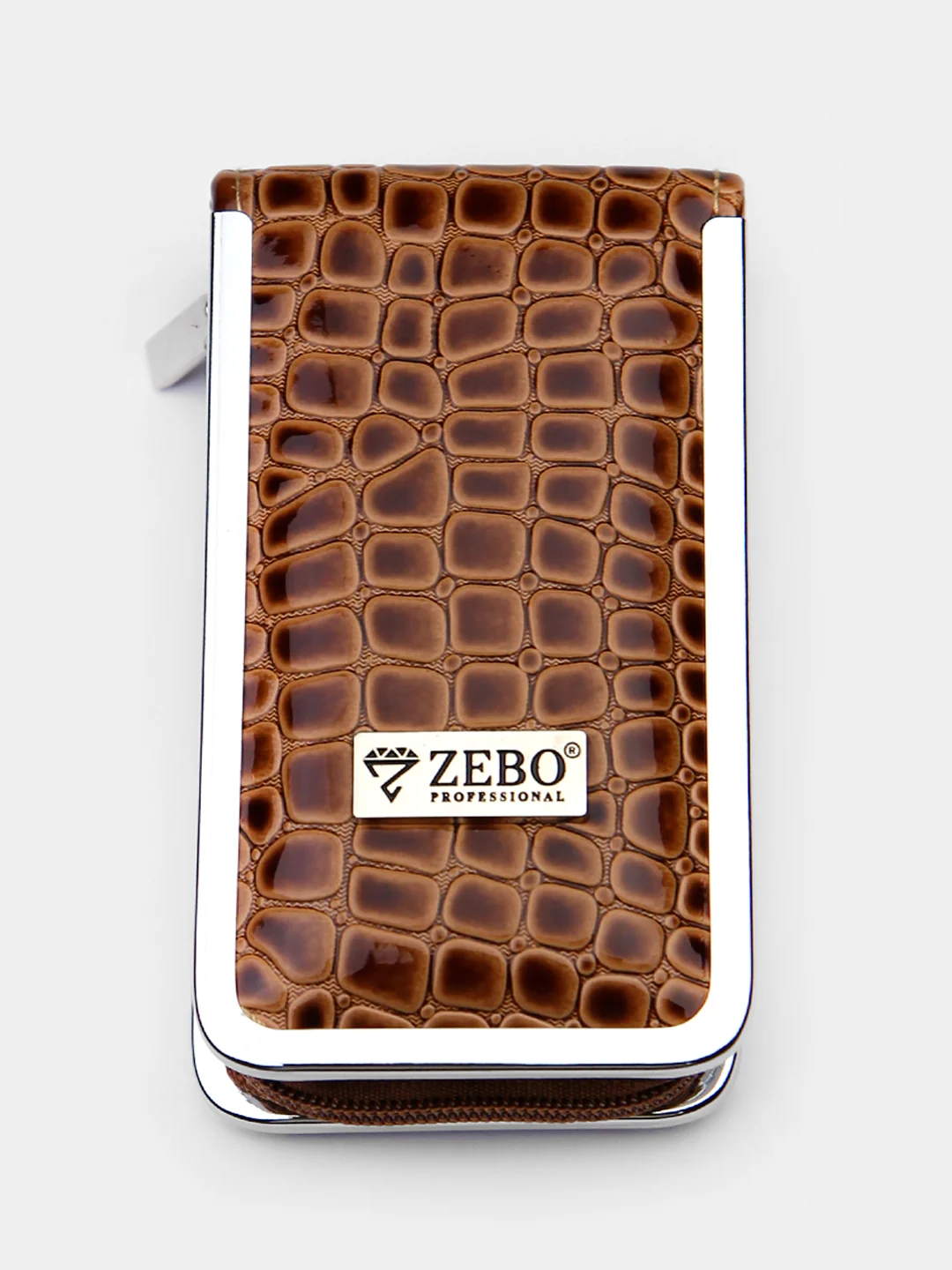 Коричневый набор для маникюра и педикюра Zebo Professional