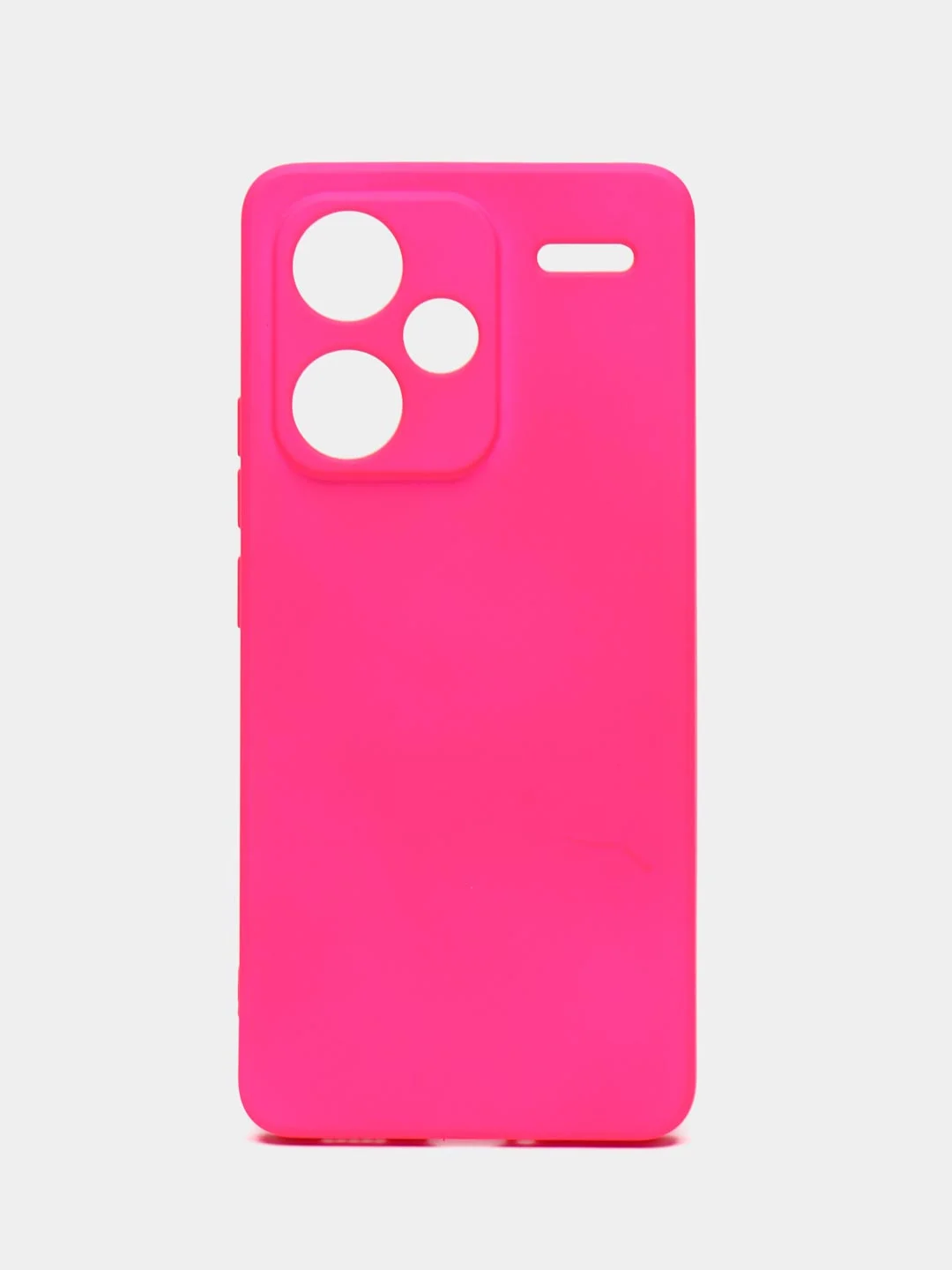 Фуксия чехол Silicone Cover для Xiaomi Redmi Note 13 Pro Plus + (Нот 13 Про Плюс), силиконовый