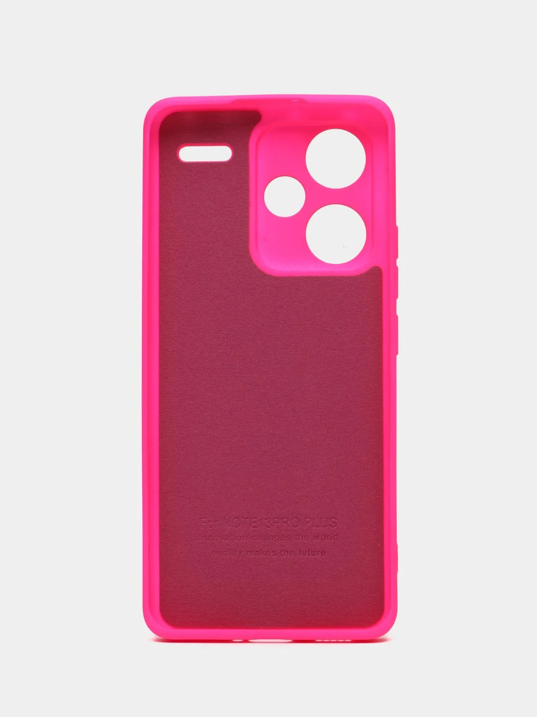 Фуксия чехол Silicone Cover для Xiaomi Redmi Note 13 Pro Plus + (Нот 13 Про Плюс), силиконовый