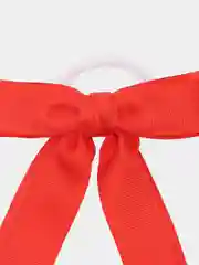 Красный бант для волос на резинке, ручная работа
