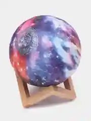 Аметистовый лампа "Луна", читающая Коран, 3 цвета