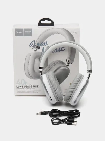 Беспроводные накладные наушники Hoco W35 Wireless Headphones, полноразмерные
