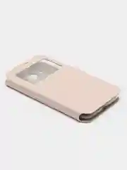 Бежевый чехол-книжка Samsung  J1 J2 J3 J5 J7 core prime mini 2016 2017 2018
