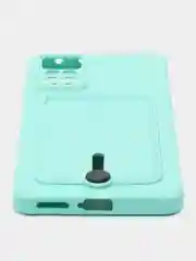 Мятный чехол Xiaomi Redmi Note 11 Pro / Note 12 Pro, Редми Нот 11 про с карманом для карты