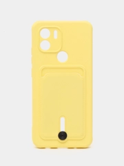 Чехол Xiaomi Redmi A1 Plus A2+ Poco C51 Редми А1 Плюс силиконовый, с карманом для карты
