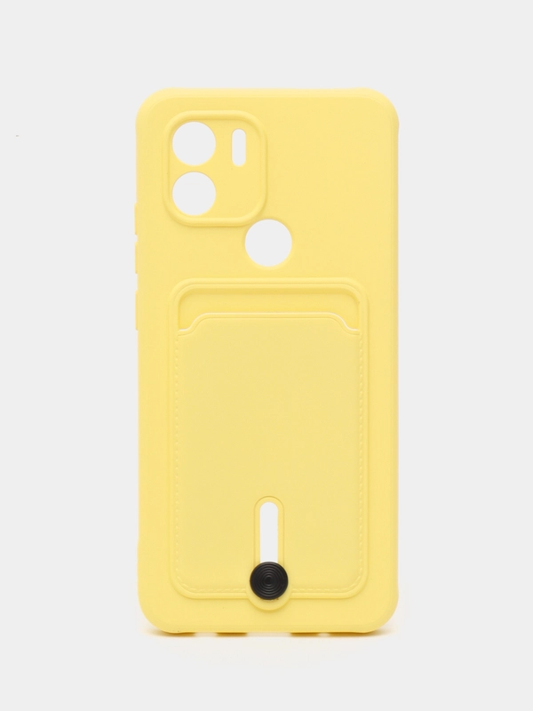 Чехол Xiaomi Redmi A1 Plus A2+ Poco C51 Редми А1 Плюс силиконовый, с карманом для карты