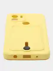 Бордовый чехол Xiaomi Redmi A1 Plus A2+ Poco C51 Редми А1 Плюс силиконовый, с карманом для карты