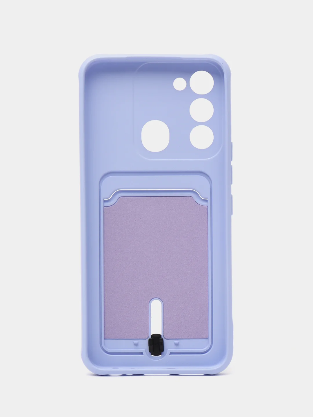 Лавандовый чехол Tecno Spark GO 2022/Tecno Spark 8C (Спарк Го/8С), силиконовый, с карманом для карты