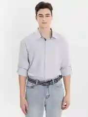 Белый рубашка мужская