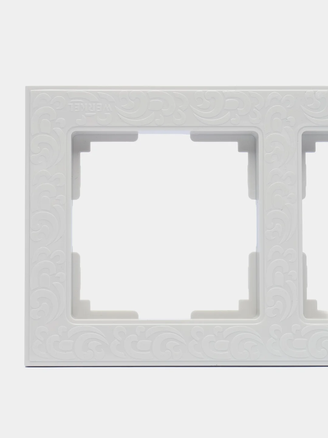 Рамка на 2 поста, слоновая кость, WL05-Frame-02-ivory