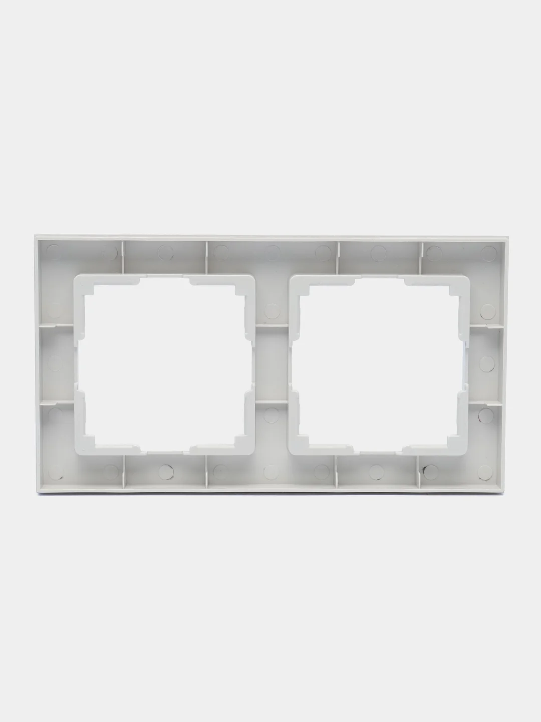 Рамка на 2 поста, слоновая кость, WL05-Frame-02-ivory