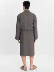Серый халат вафельный Lilians, мужской