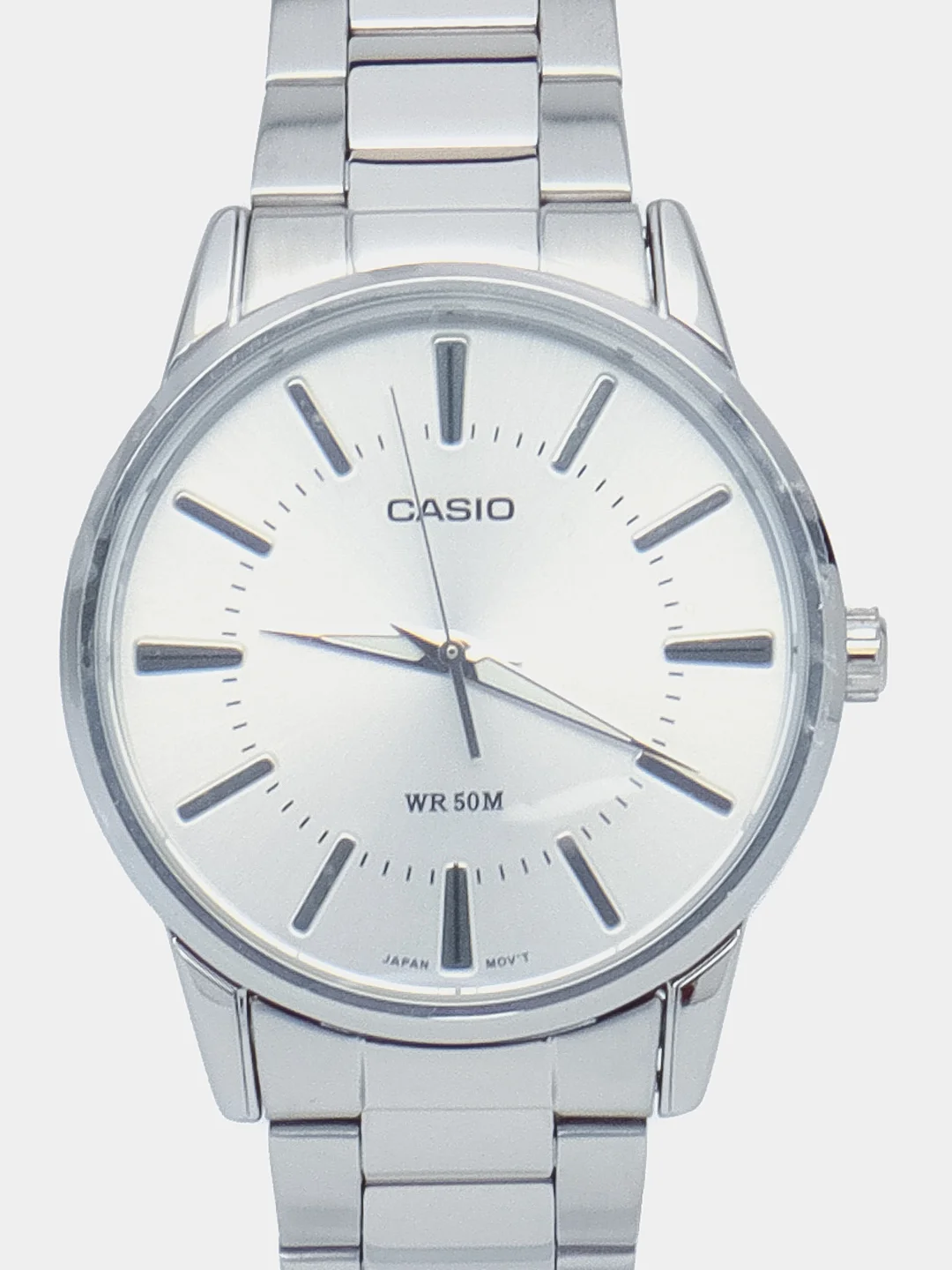 Серебряный часы наручные CASIO Collection MTP-1303