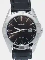Черный часы наручные CASIO Collection MTP-1308
