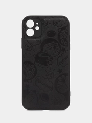 Кожаный чехол с принтом на iPhone XR, 11, 12, 13, 14, 15, Pro, Max