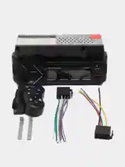 Магнитола c пультом ДУ, Bluetooth, USB, AUX , мультируль, с держателем телефона