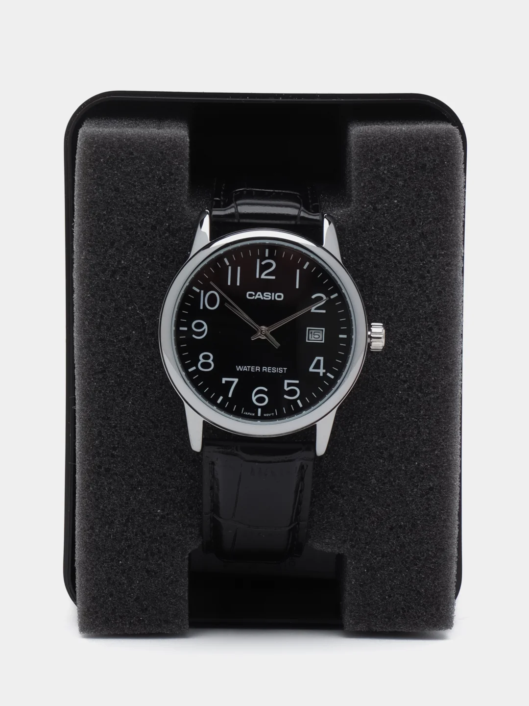 Черный часы наручные CASIO Collection MTP-V002