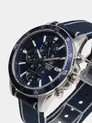 Синий часы наручные Casio Edifice EFR-546 с хронографом