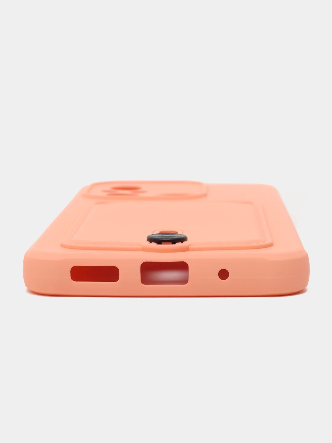 Пудровый чехол для Xiaomi Redmi 12C, Сяоми Редми 12С силиконовый, с карманом для карты