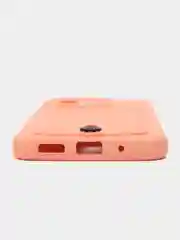 Пудровый чехол для Xiaomi Redmi 12C, Сяоми Редми 12С силиконовый, с карманом для карты