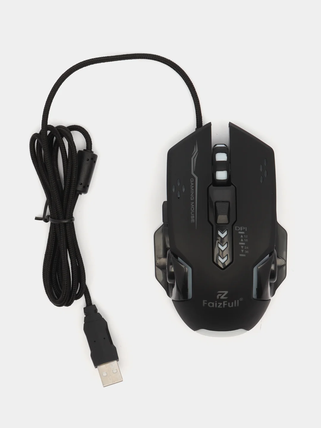 Игровая мышь QS-1400, с RGB подсветкой, оптическая