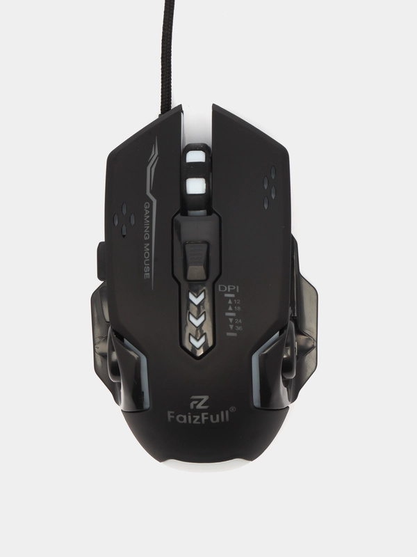 Игровая мышь QS-1400, с RGB подсветкой, оптическая