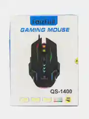 Игровая мышь QS-1400, с RGB подсветкой, оптическая