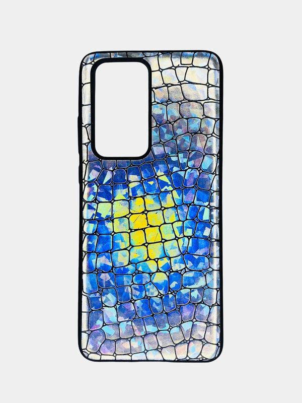 Чехол Huawei P40, P40 Pro, Хуавей П40, П40 Про, силиконовый, имитация змеиной кожи