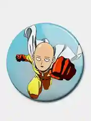 Горчичный значки по мотивам аниме Ванпанчмен (One Punch Man)