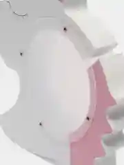 Белый копилка деревянная