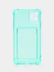 Желтый чехол цветной для iPhone 7/8 Plus, SE2020, 11/12/13/14, Plus, Pro Max, с карманом для карт
