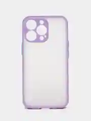 Лавандовый чехол iPhone 13 Pro, Айфон 13 Про, пластиковый, матовый, с цветными кнопками