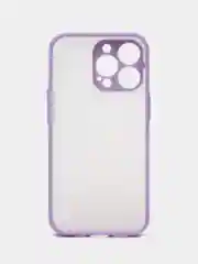 Бирюзовый чехол iPhone 13 Pro, Айфон 13 Про, пластиковый, матовый, с цветными кнопками