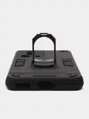 Угольный чехол для Xiaomi 13 Lite, Сяоми 13 Лайт, с металлической подставкой
