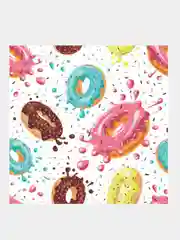 Бумага упаковочная мелованная Sweets, 70*100 см