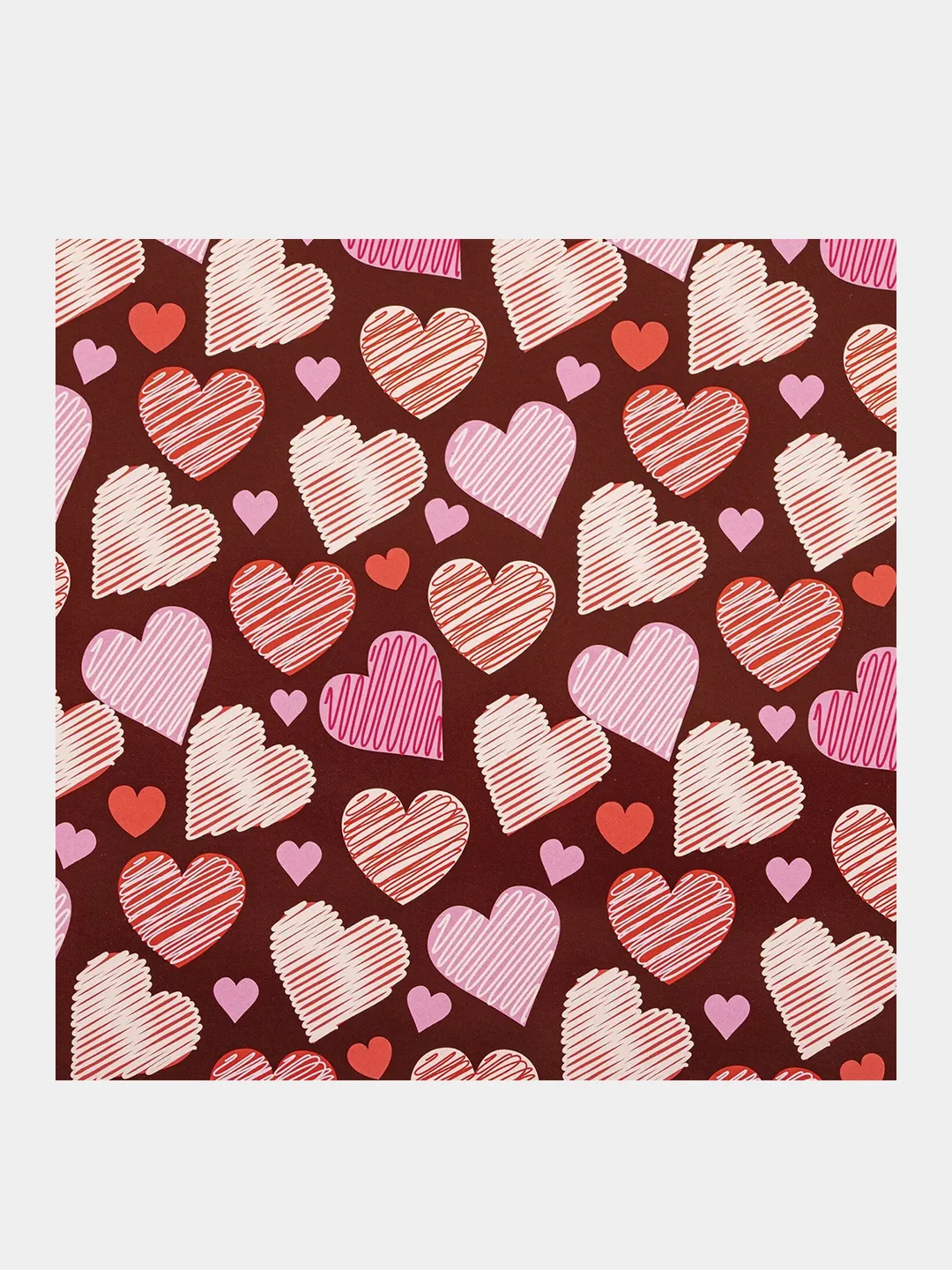 Бумага упаковочная "Love Story", Золотая Сказка, 70x100 см, 10 дизайнов, 591916