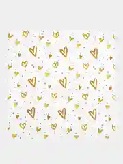 Бумага упаковочная "Love Story", Золотая Сказка, 70x100 см, 10 дизайнов, 591916