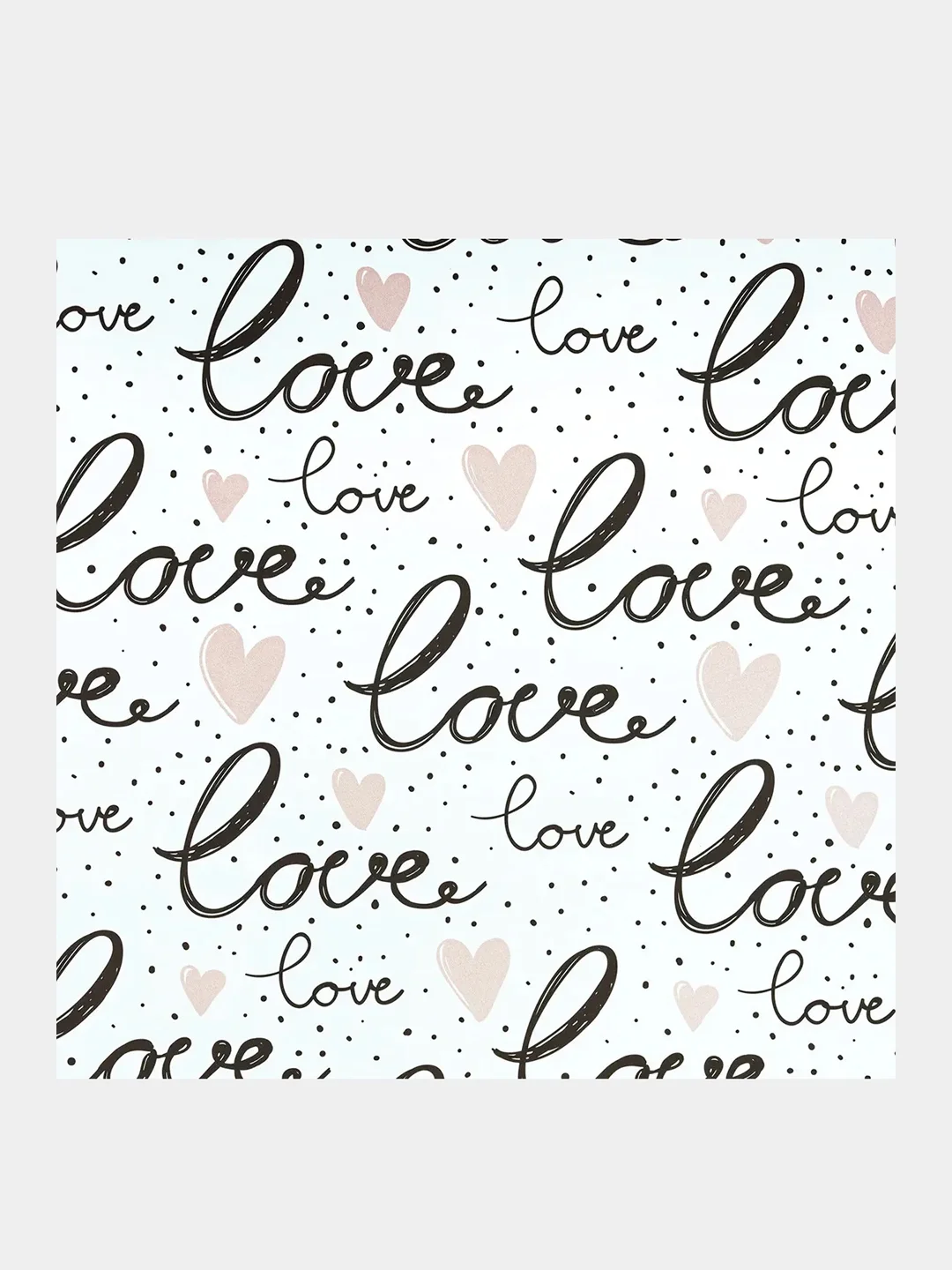 Бумага упаковочная "Love Story", Золотая Сказка, 70x100 см, 10 дизайнов, 591916