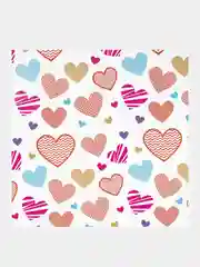 Бумага упаковочная "Love Story", Золотая Сказка, 70x100 см, 10 дизайнов, 591916