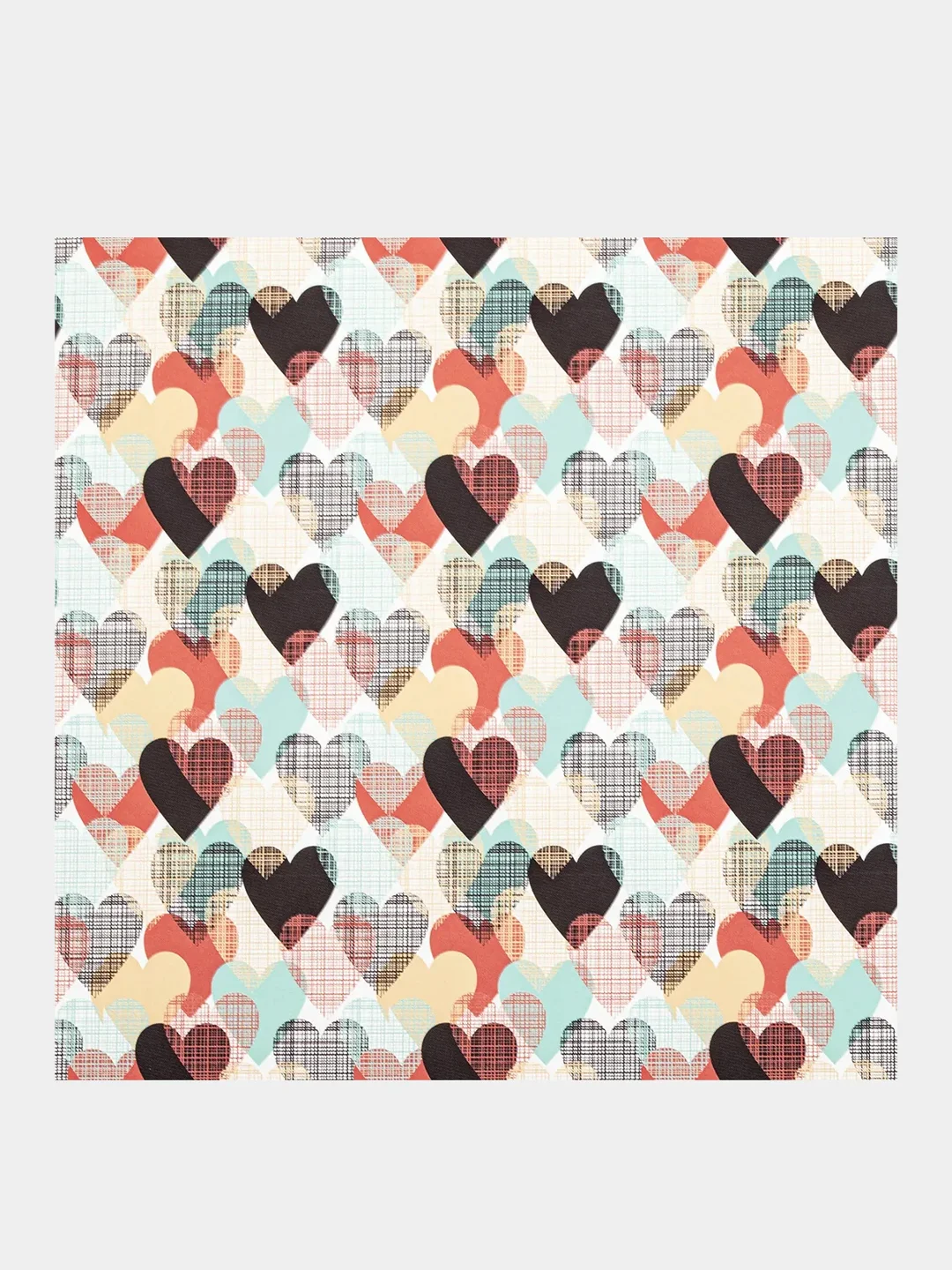 Бумага упаковочная "Love Story", Золотая Сказка, 70x100 см, 10 дизайнов, 591916
