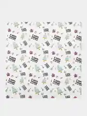 Бумага упаковочная "Funny Notes", Золотая Сказка, 70x100 см, 10 дизайнов, 591919