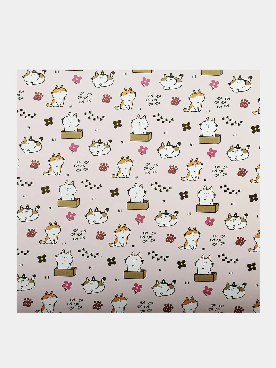 Бумага упаковочная "Funny Animals", 70x100 см, 10 дизайнов ассорти, ЗОЛОТАЯ СКАЗКА, 591917