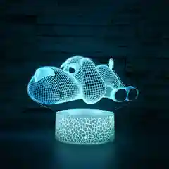 Манго светильник 3D ночник светодиодный RGB LED с пультом подарок на Новый год